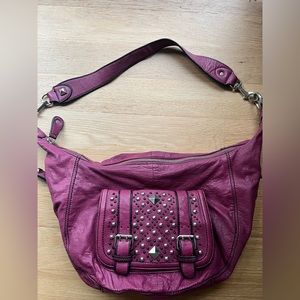 Betsey Johnson leather studded bag